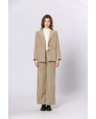 Beigefarbene Baumwolljacke Ninon