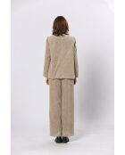 Beigefarbene Baumwolljacke Ninon