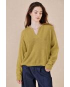 Azélie gelber Pullover