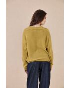 Azélie gelber Pullover