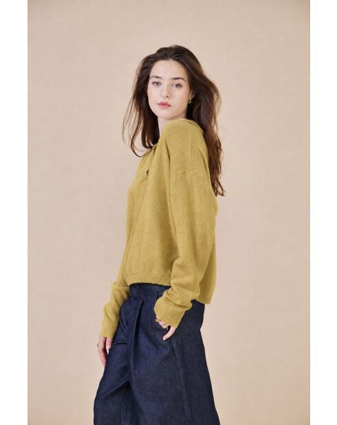 Pull Azélie jaune