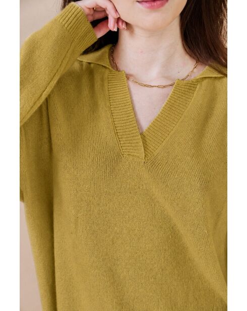 Pull Azélie jaune