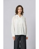 Camicia Violette in cotone bianco