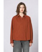 Camisa de algodón Priscille Brick