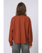 Camisa de algodón Priscille Brick