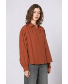 Camisa de algodón Priscille Brick