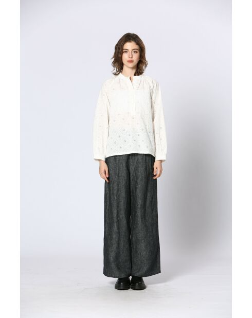 Top en coton Liv blanc