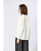 Top en coton Liv blanc