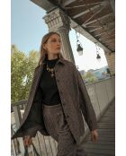chemise opale marron