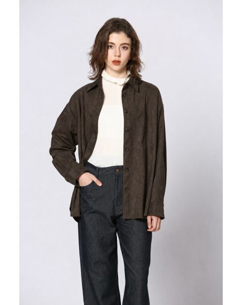 Chemise Juno marron