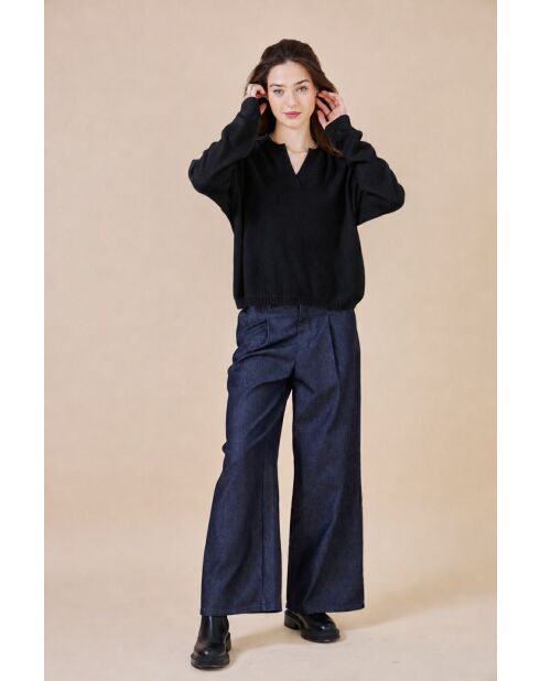 Azélie schwarzer Pullover