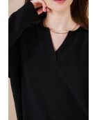 Azélie schwarzer Pullover