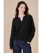 Azélie schwarzer Pullover