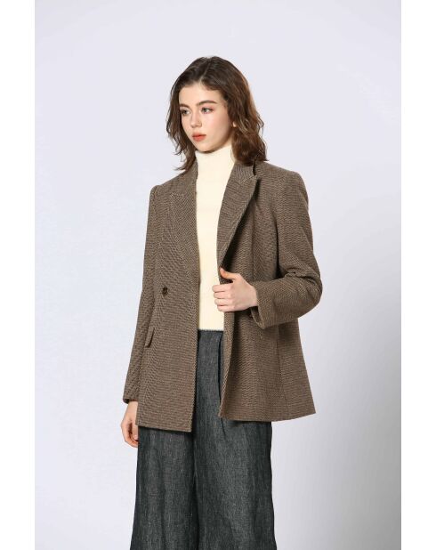 Beigefarbene Jacke Orla