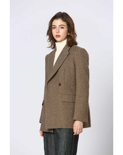 Beigefarbene Jacke Orla