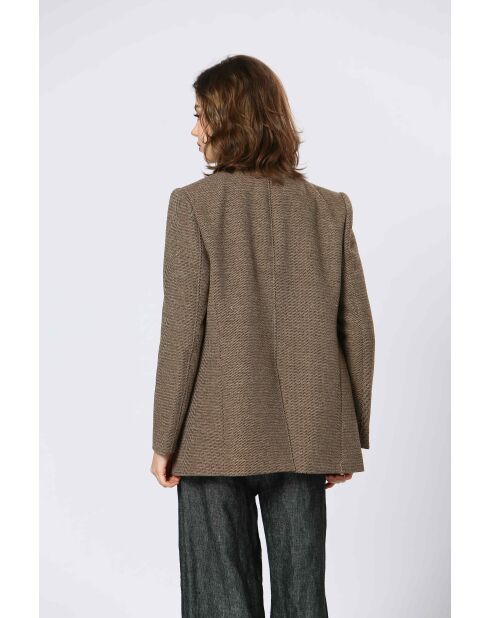 Beigefarbene Jacke Orla