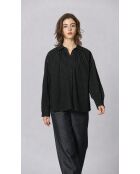 Camicia Violette nera in cotone