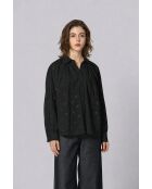 Camicia Violette nera in cotone