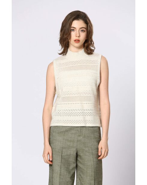 Grauer Pullover Bérénice