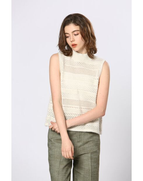 Grauer Pullover Bérénice