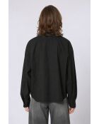 Top de algodón negro Priscille