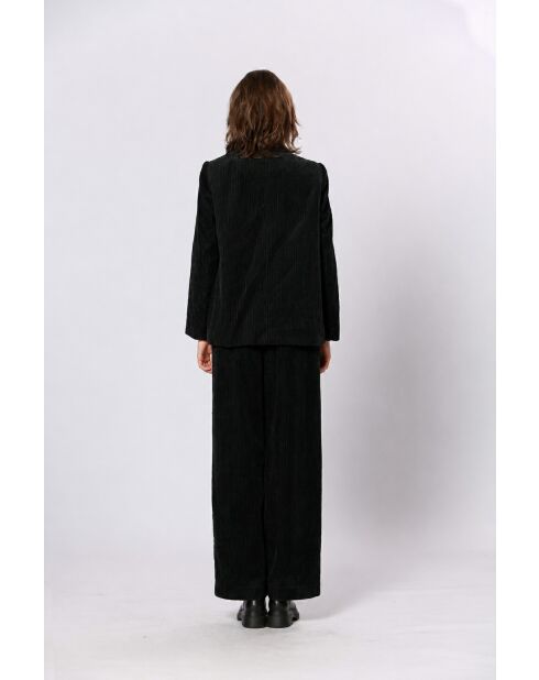 Schwarze Baumwolljacke Ninon