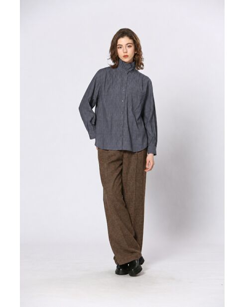 Chemise Uzel gris foncé