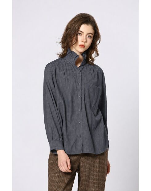 Chemise Uzel gris foncé
