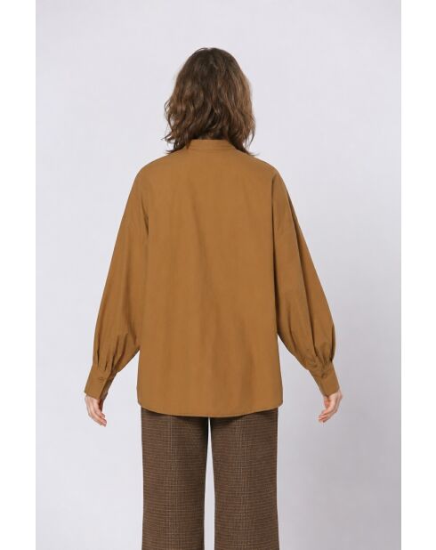 Chemise en coton Roxane kaki