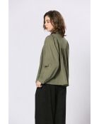 Camicia Isolda in cotone kaki