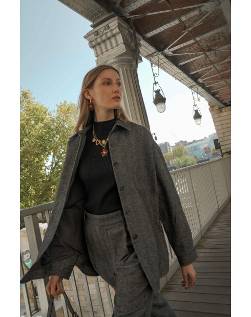 Top Opale gris