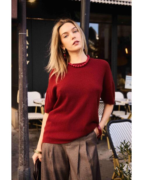Pull Alba rouge