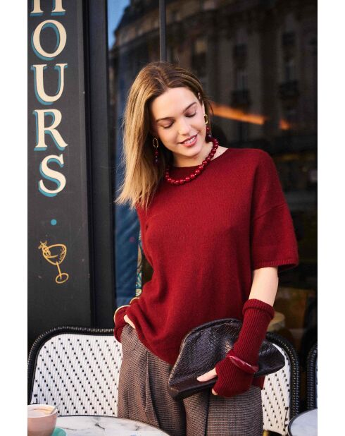 Pull Alba rouge