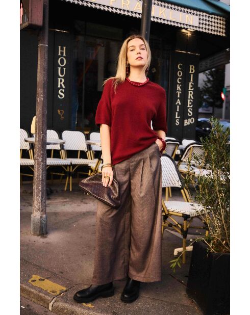 Pull Alba rouge