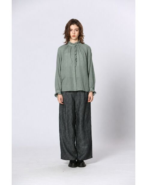 Chemise Néphélie verte