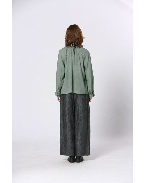 Chemise Néphélie verte