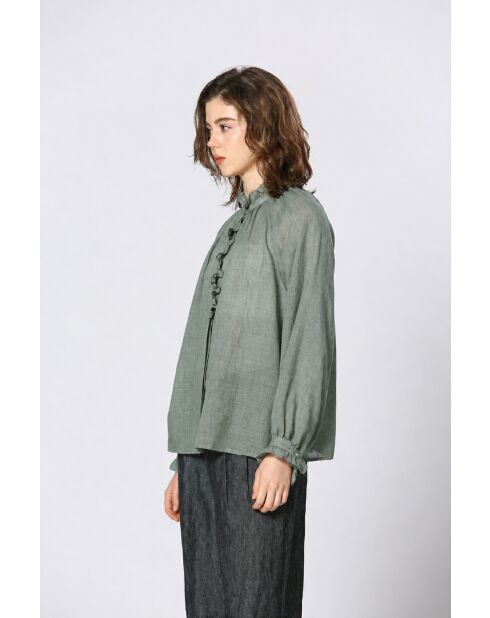 Chemise Néphélie verte