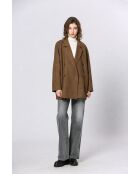 Manteau Mona marron
