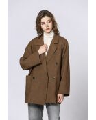 Manteau Mona marron