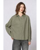 Camicia Priscille in cotone cachi