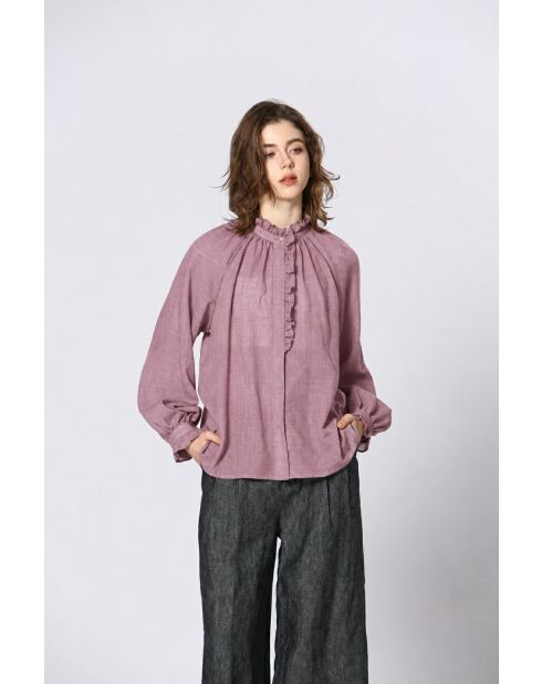 Chemise Néphélie rose