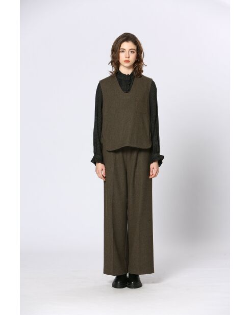 Khaki Xenia broek