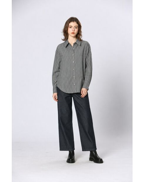 Chemise en coton Flora kaki