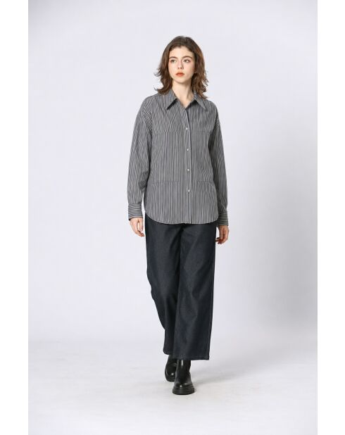 Chemise en coton Flora kaki