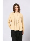 Chemise en coton Isolda jaune