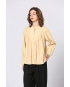 Chemise en coton Isolda jaune