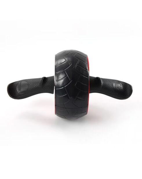 Roue abdominale multifonction modèle PerfectCarve noir/rouge