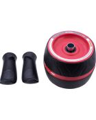 Roue abdominale multifonction modèle PerfectCarve noir/rouge