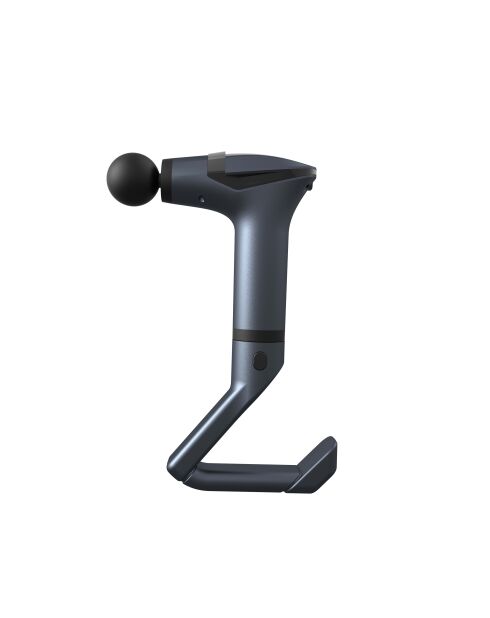 Pistolet de massage musculaire 6 vitesses réglables 3 en 1 masseur dos et cervicales poignée amovible modéle Move Gun gris