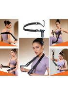 Pistolet de massage musculaire 6 vitesses réglables 3 en 1 masseur dos et cervicales poignée amovible modéle Move Gun gris